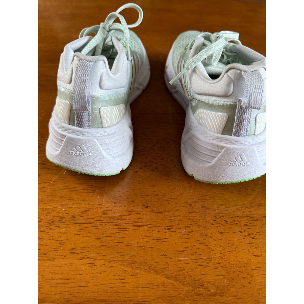 Adidas Women's Questar Mint Rush Silver Metallic Running Shoes Size 7 - Picture 3 of 6